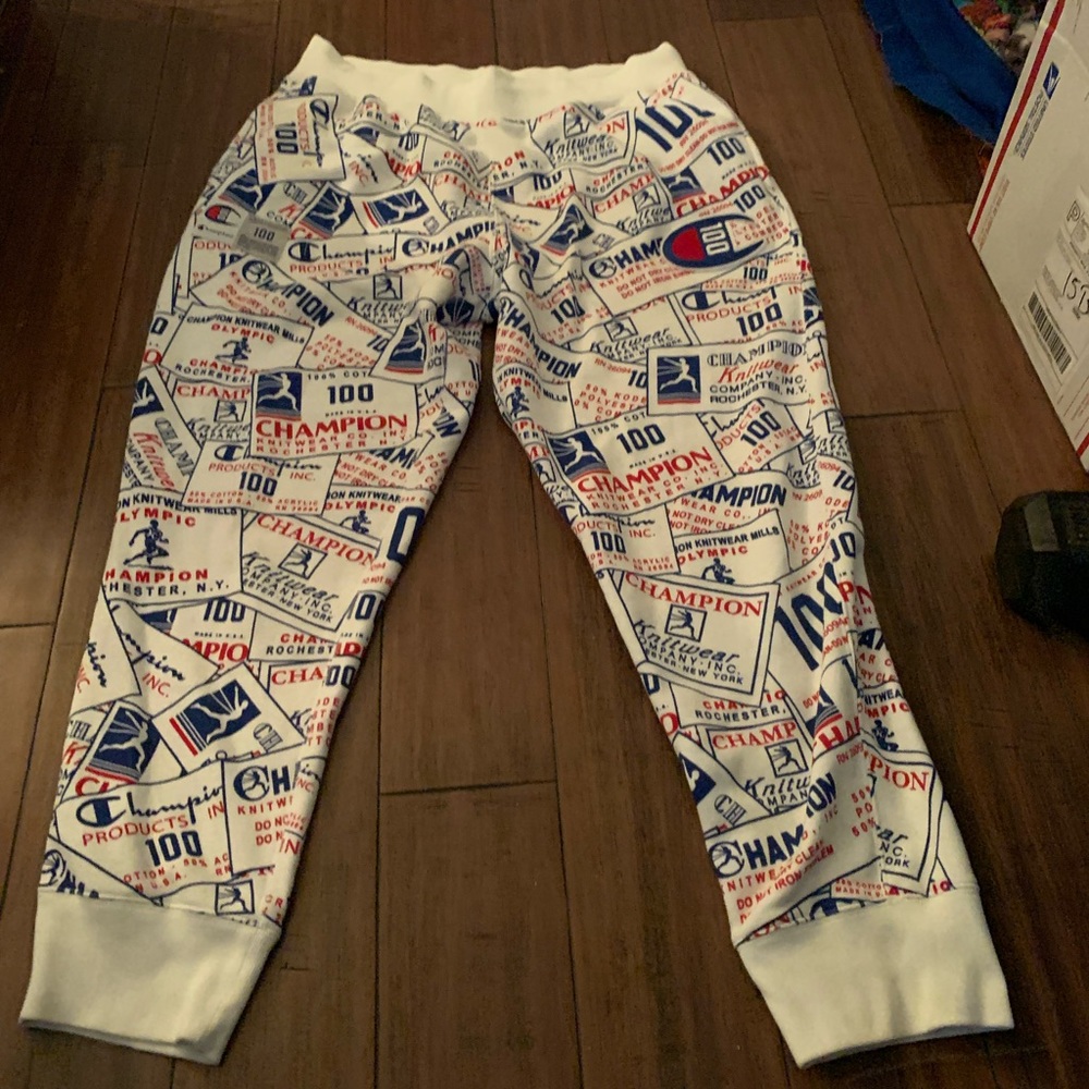 Vintage Champion All over Mega Print XXL Rare